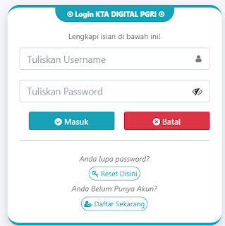 Register PGRI Indragiri Hulu - Persatuan Guru Republik Indonesia Cabang Indragiri Hulu